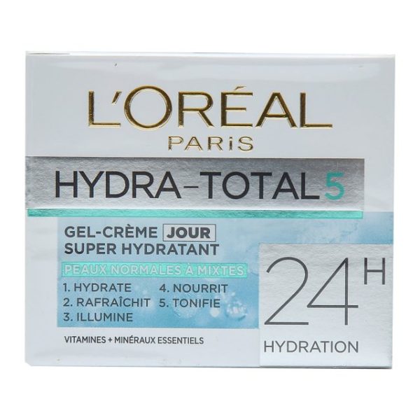 کرم مرطوب کننده روز 24 ساعته هيدراتوتال لورآل