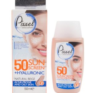 کرم ضدآفتاب رنگی پوست چرب پیکسل SPF 50