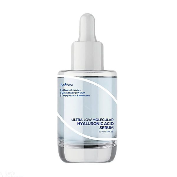 سرم آبرسان هیالورونیک اسید اولترا ایزنتری Isntree Ultra-Low Molecular Hyaluronic Acid Serum