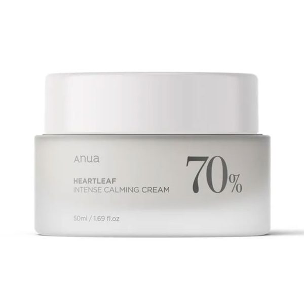 کرم کاسه ای مرطوب کننده و تسکین دهنده آنوا ANUA Heartleaf 70 Intense Calming Cream