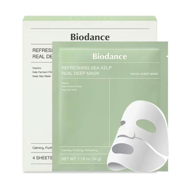 ماسک ورقه ای جلبک دریایی بایودنس BIODANCE Refreshing Sea kelp Real Deep Mask