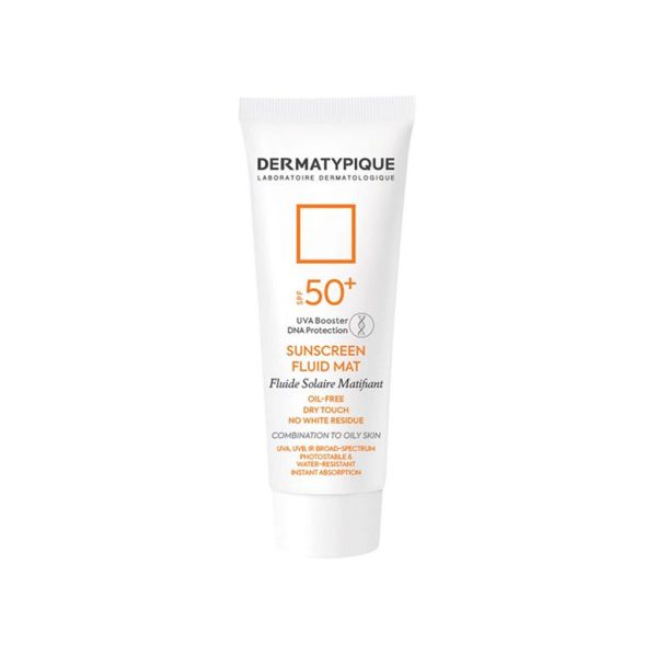 کرم ضد آفتاب بی رنگ پوست چرب درماتیپیک SPF 50