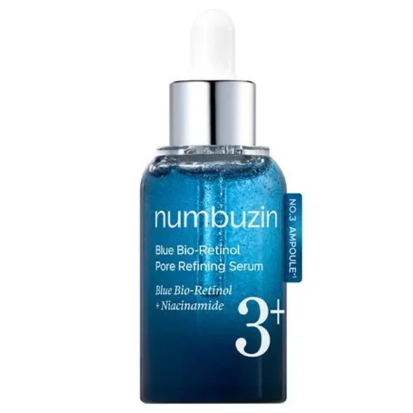 سرم کنترل منافذ و جونساز آبی شماره 3 نامبوزین Numbuzin Blue Bio-Retinol Pore Refining Serum