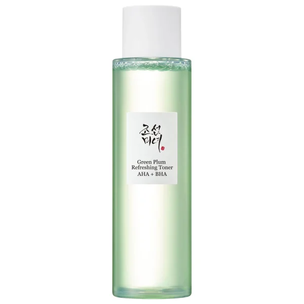 تونر لایه بردار AHA+BHA بیوتی اف جوسان با عصاره گوجه سبز Beauty Of Joseon Green Plum Refreshing Toner