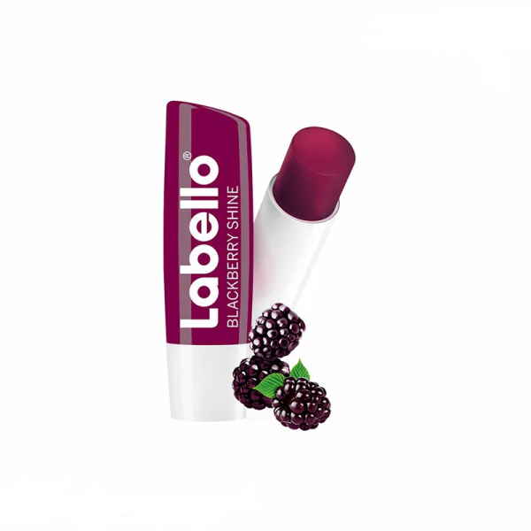 بالم لب لبلو با رایحه شاتوت Labello lip bulm Black Berry Shine