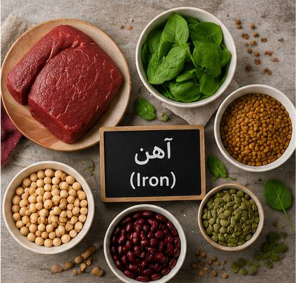 مواد غذایی سرشار از آهن