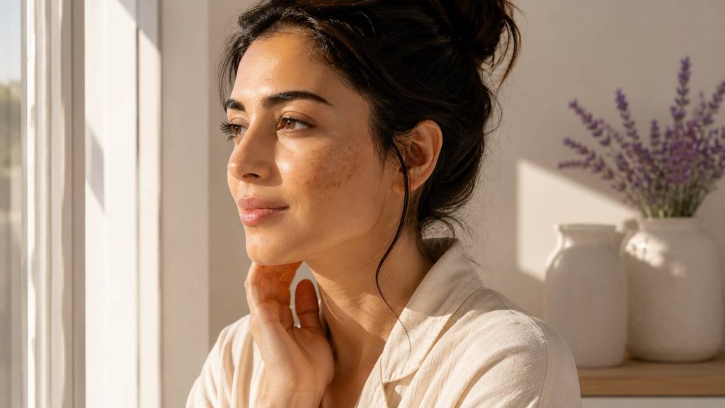 روش صحیح استفاده از کرم ضدلک روی پوست صورت